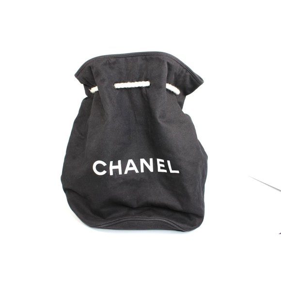 Chanel Bucket Backpack Drawstring  Beach Bag - Picture 2 of 7